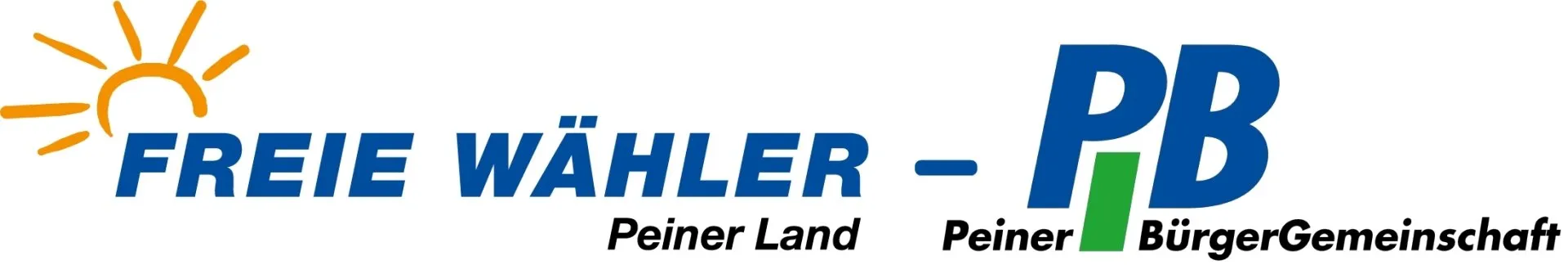 Logo Freie Wähler Peiner Land Peiner BürgerGemeinschaft
