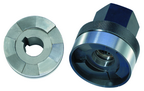 Clamping nut and curved part Clamping nut and curved part