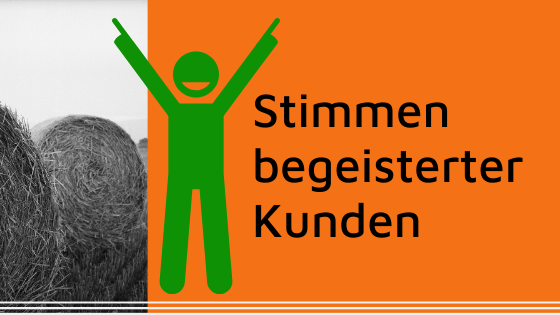 Hier geht es zu den Stimmen unserer begeisterten Kunden.