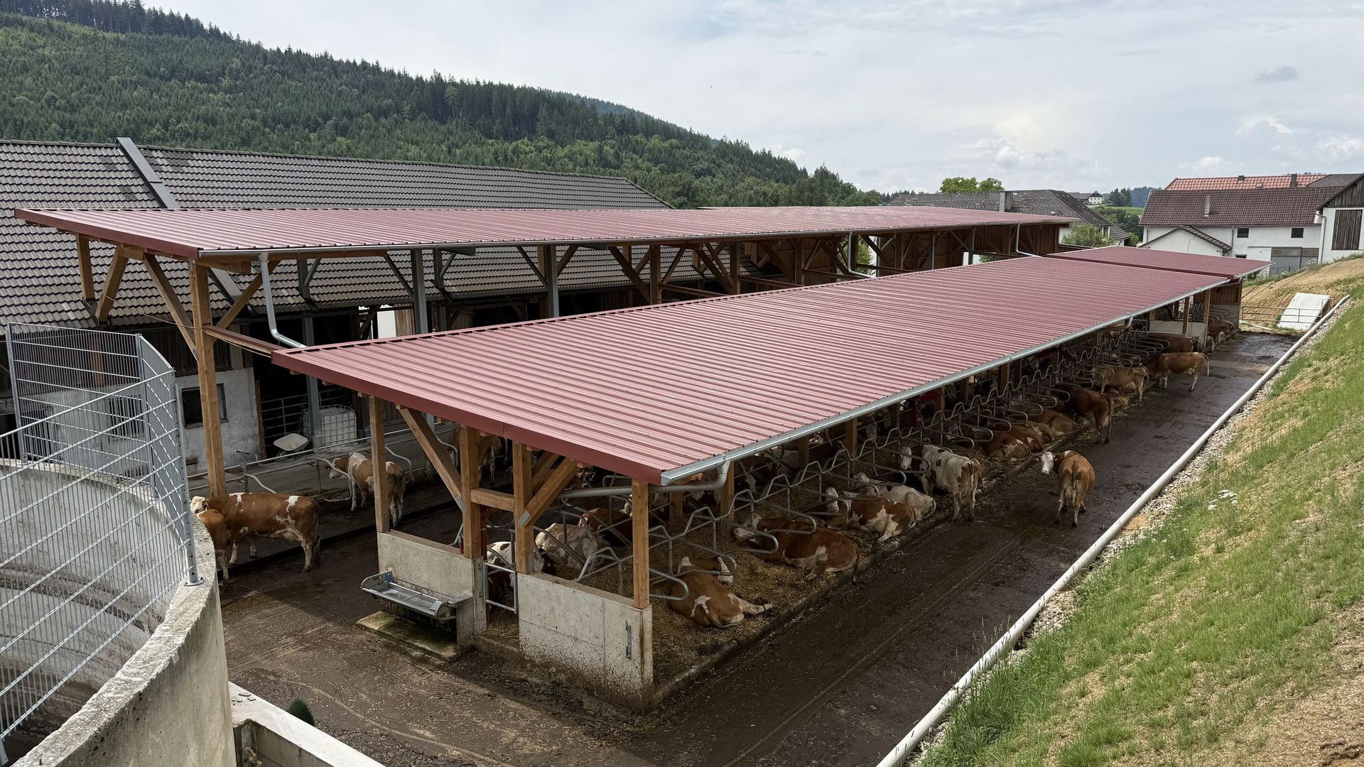 Zubau zweihäusiger Liegeboxenlaufstall
