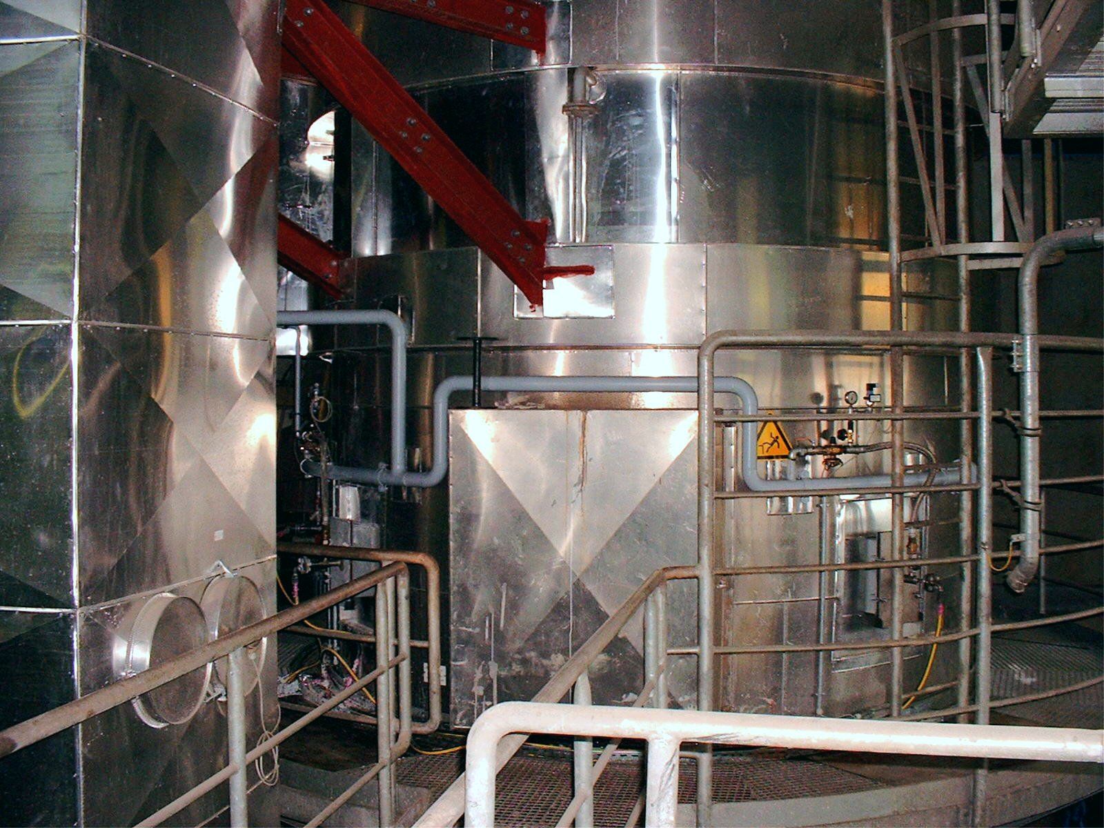 Niveau de lances atomisation lait de chaux en incinération de déchets (Allemagne)