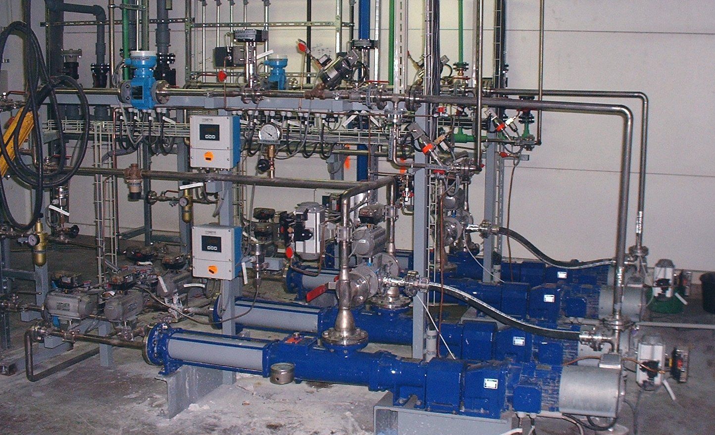 Station de pompage lait de chaux en incinération de déchets (Allemagne)