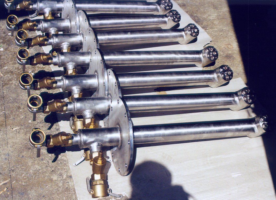 Lances with 5  two-phase nozzles type CSL_DMR