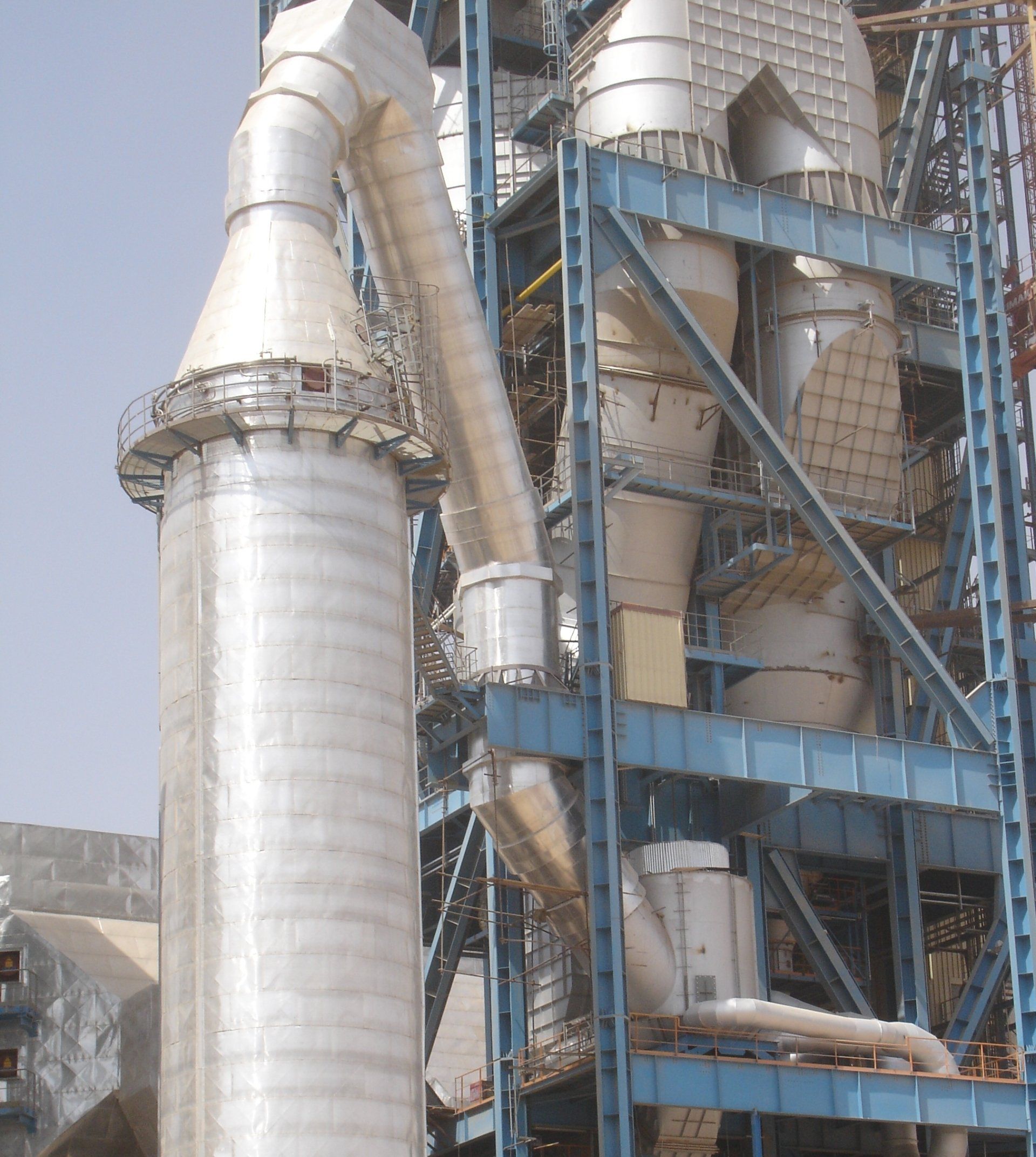 Quenching system cement plant Bypass gases (Egypt)