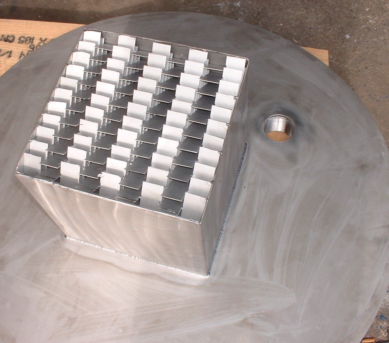 Étage de coalescence  en acier inoxydable