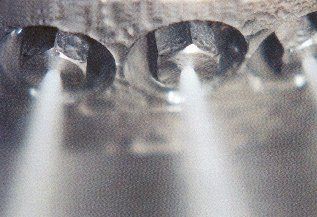 Nozzle header with several two-phase nozzles type CSL