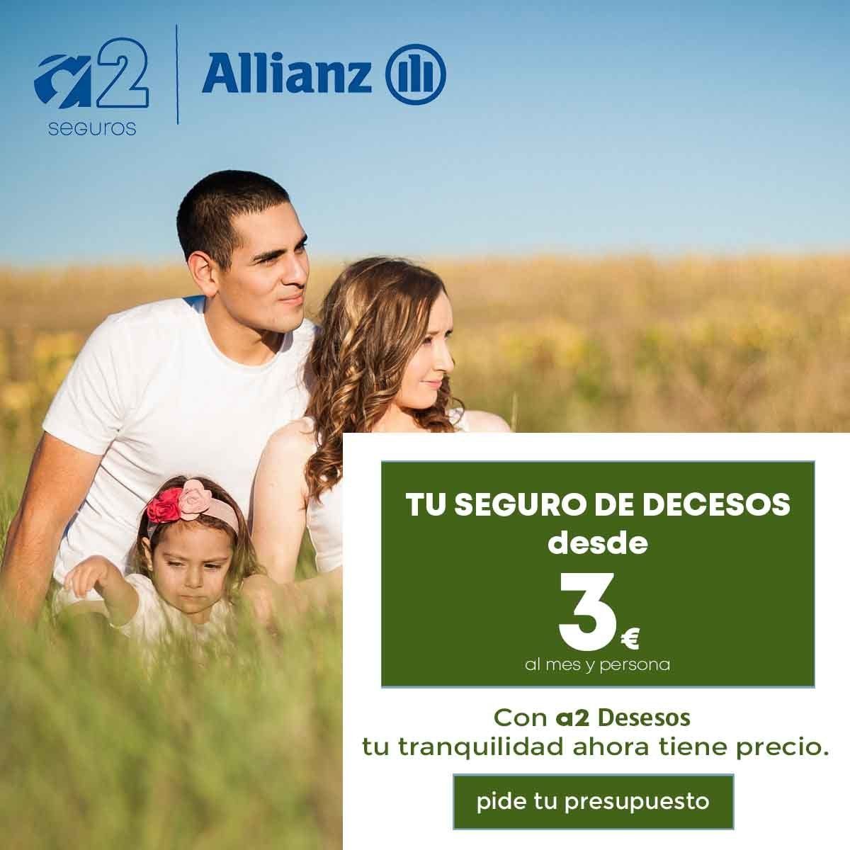 a2 seguros - Allianz, seguro de decesos desde 3€ a2 seguros - Allianz, seguro de decesos desde 3€