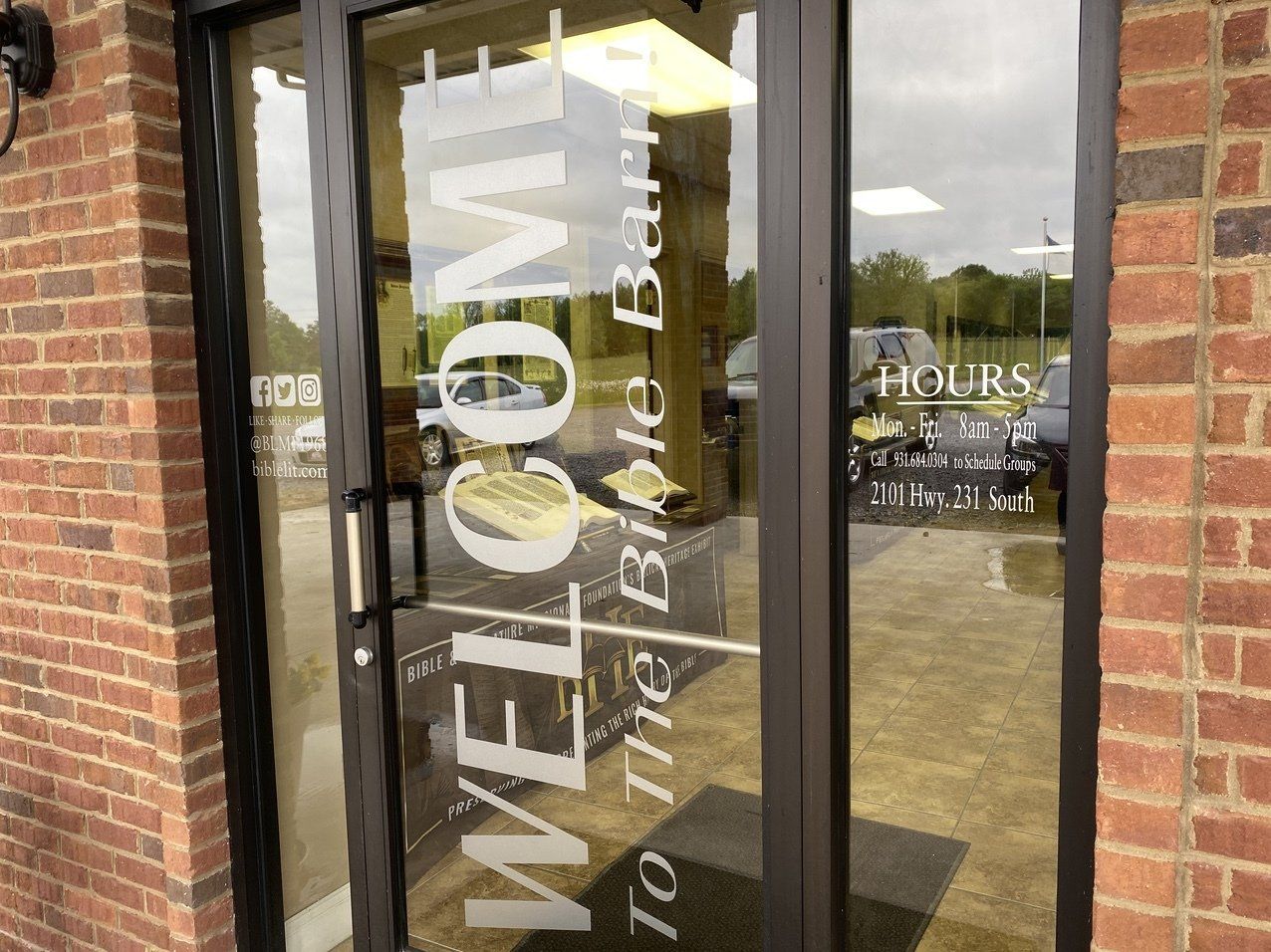 front door of the BLMF office