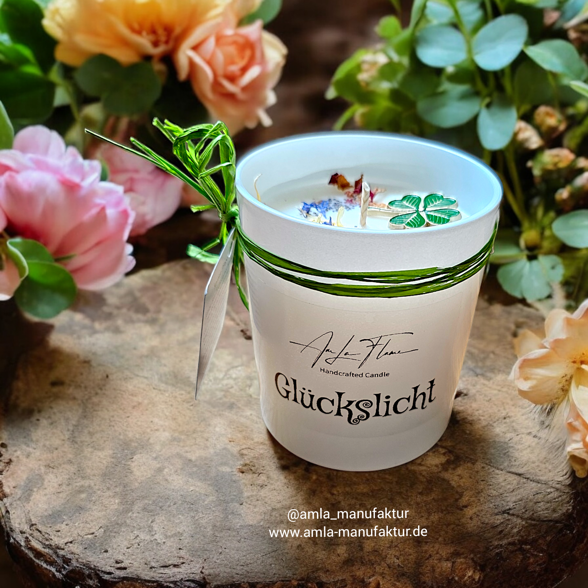 Glückslicht Duftkerze im Glas Glückslicht Duftkerze im Glas