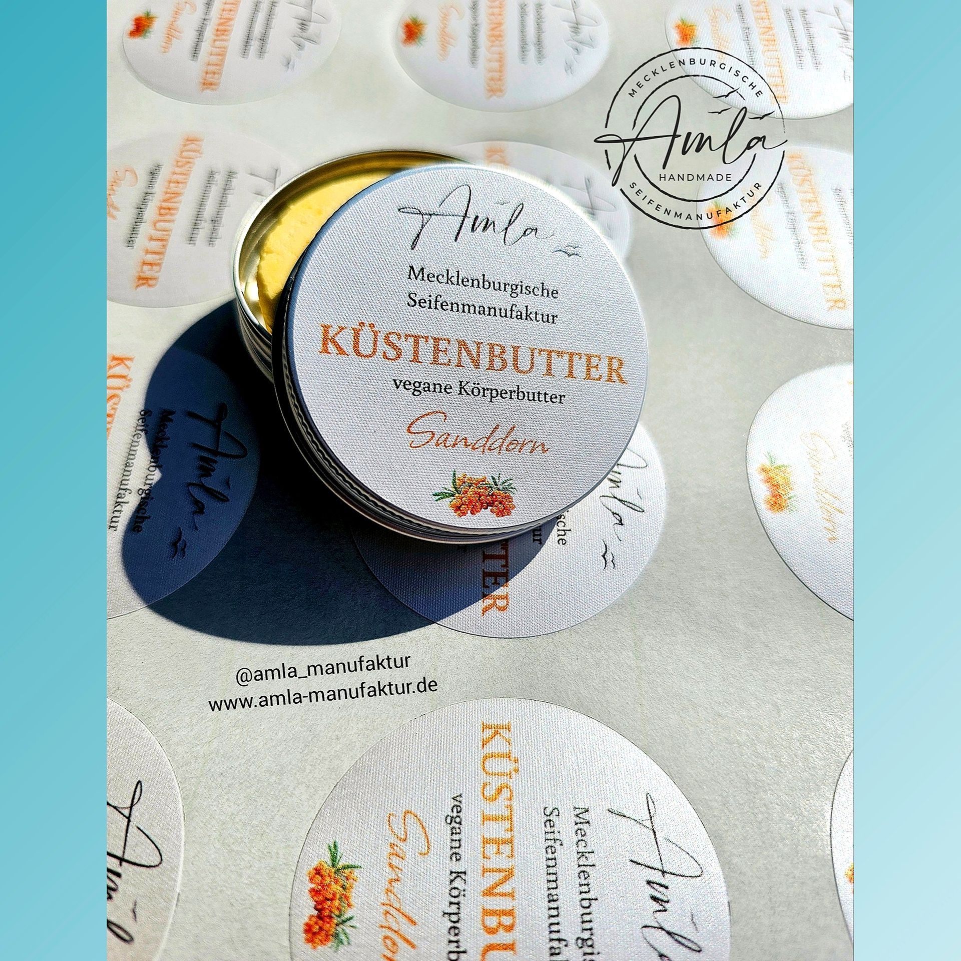 Küstenbutter Sanddorn Natur Bodybutter Bodycreme Body Butter vegan