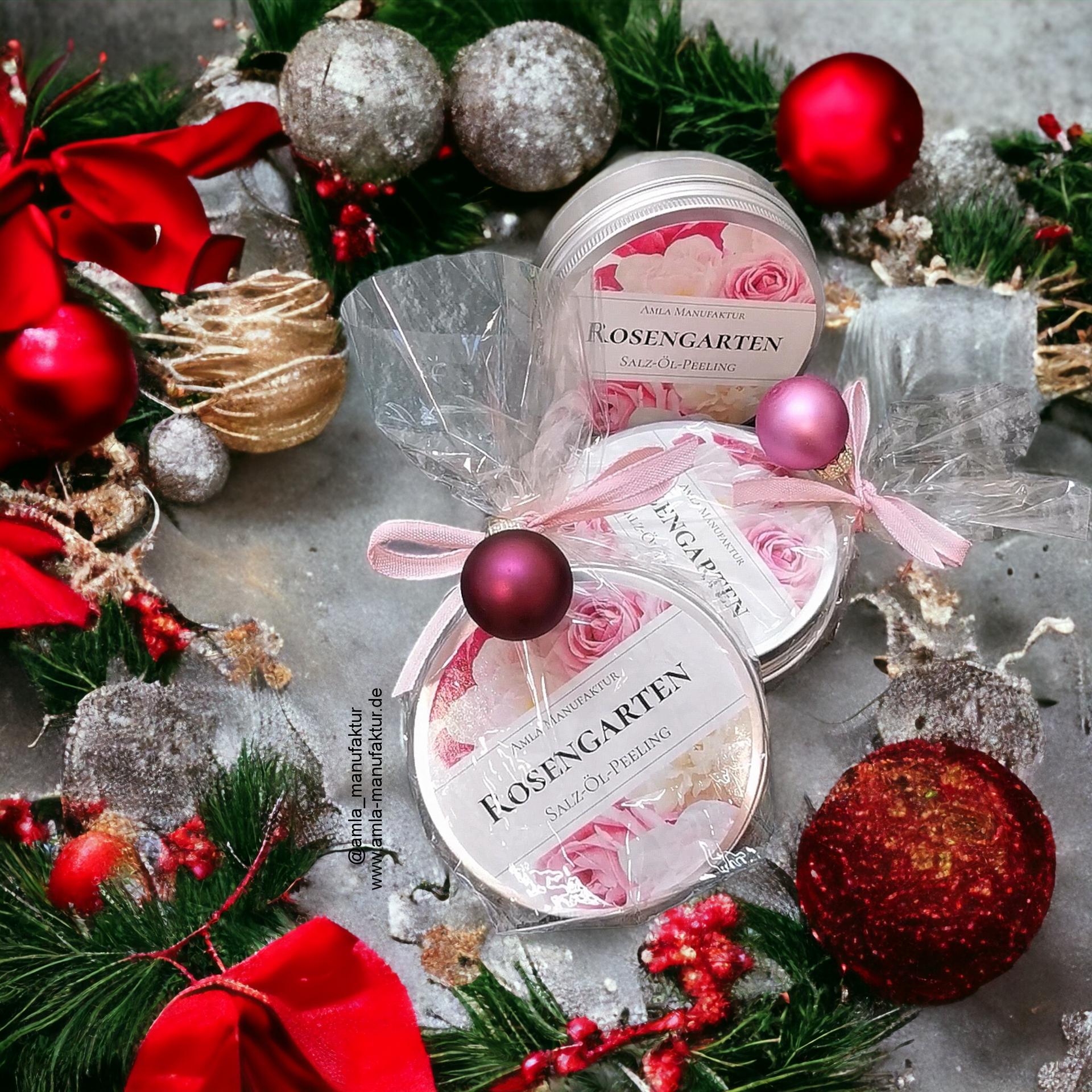 Seifenmanufaktur, Badekugel, Peeling Amla mecklenburgische Seifenmanufaktur Peeling als Weihnachtsgeschenk