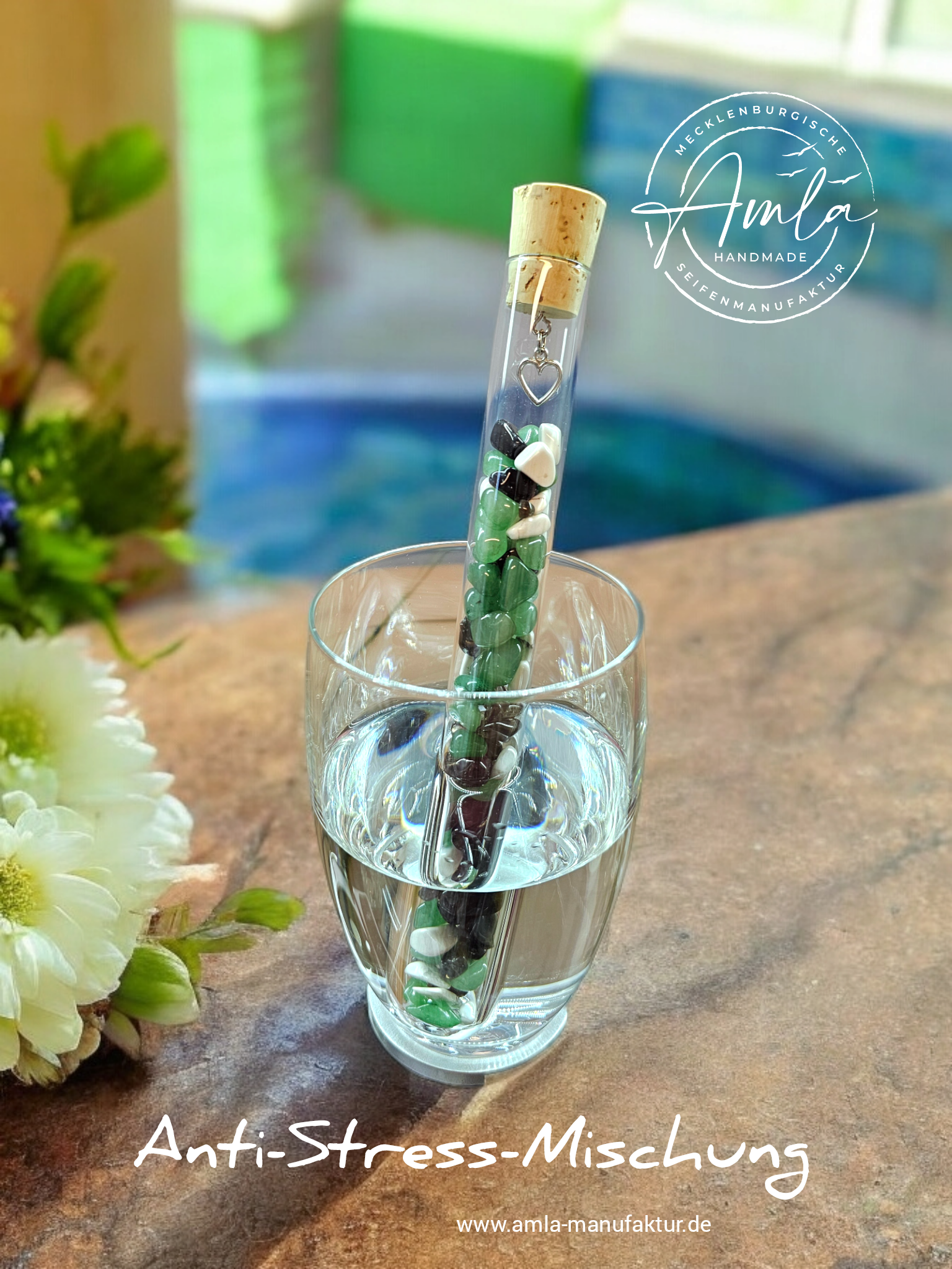 Wassersteine Amla Manufaktur in AA und AAA Qualität Wassersteine Amla Manufaktur in AA und AAA Qualität, Anti-Stress-Mischung