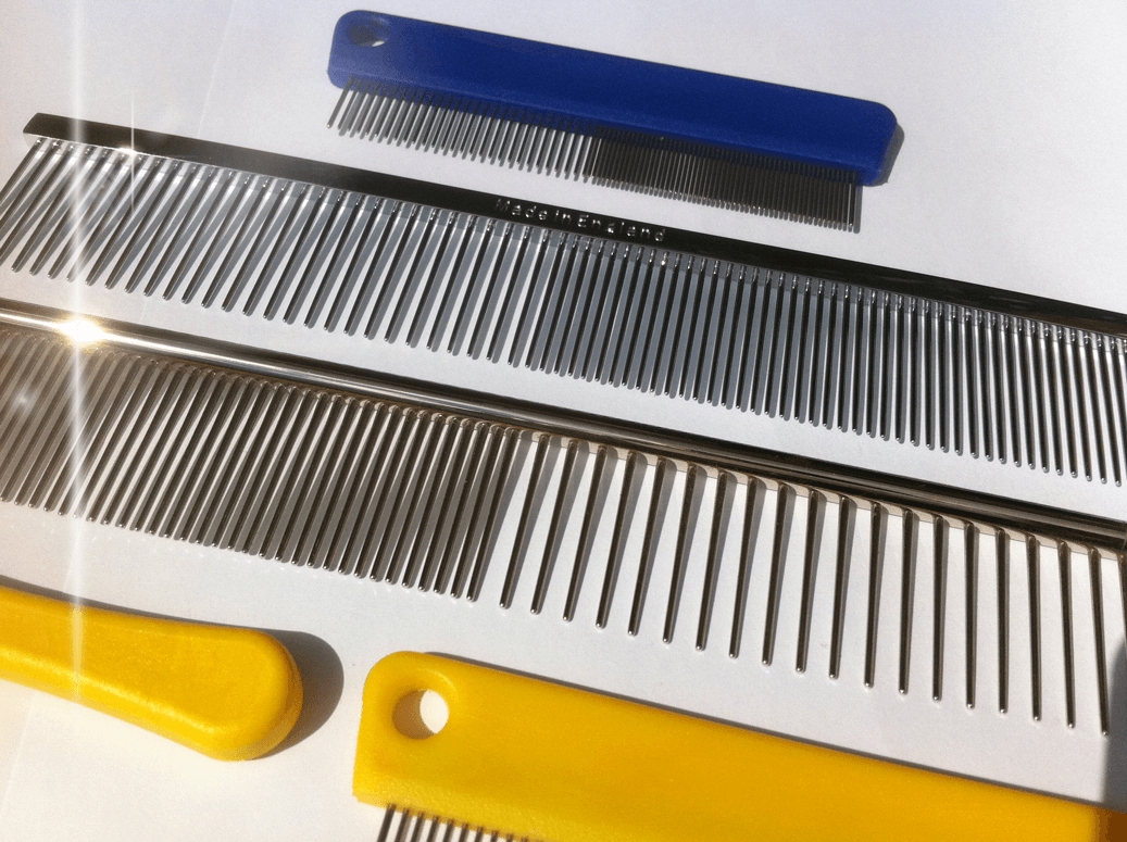 Custom designed pet combs