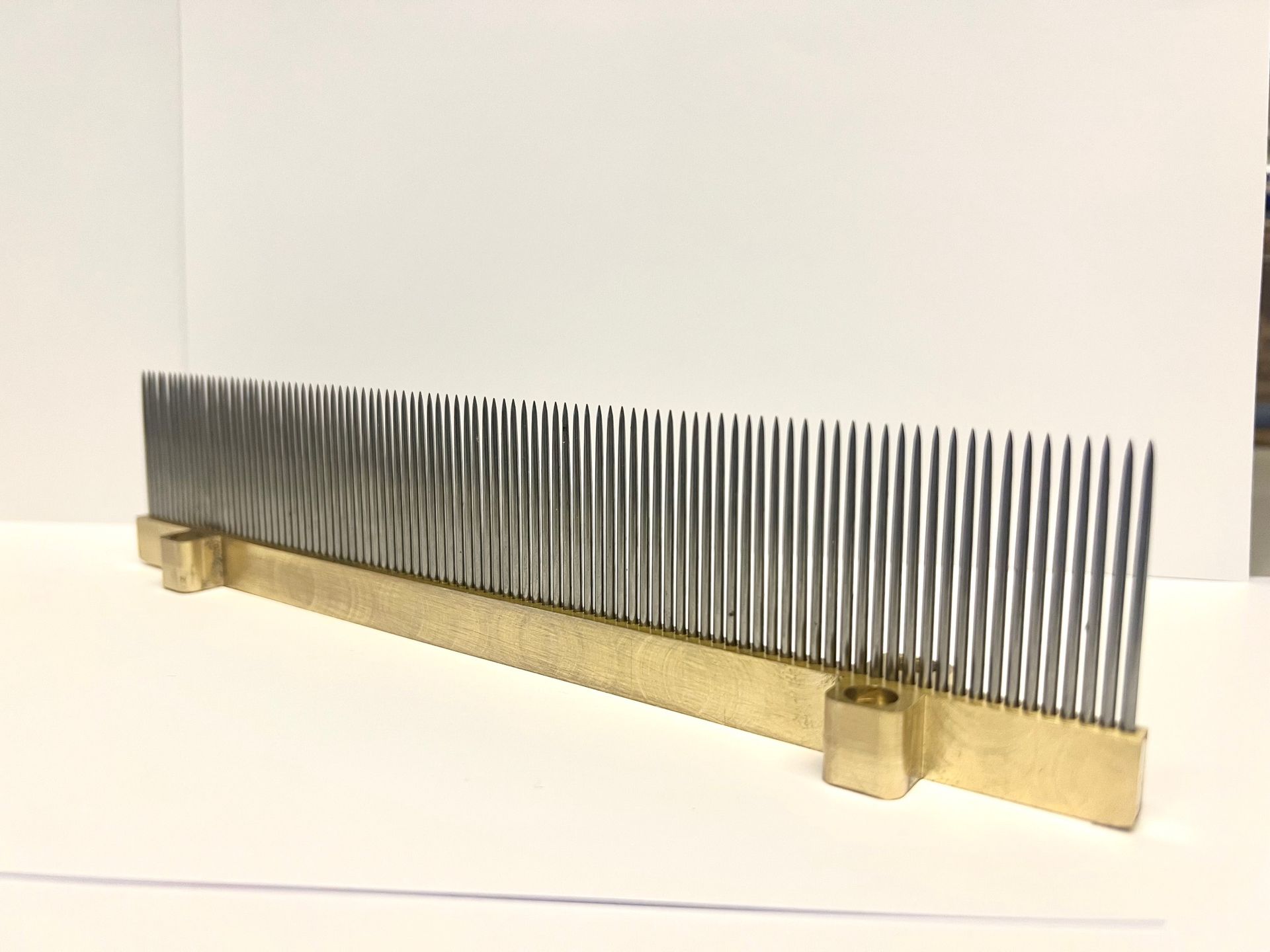 Brass Pinned comb for bristle combing