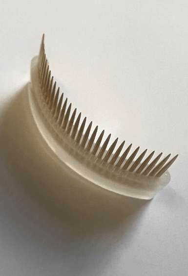 curved eyelash comb insert