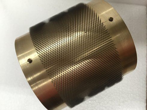 maximum pin density for cold needle perforation