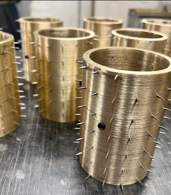 Refurbished pinned rollers