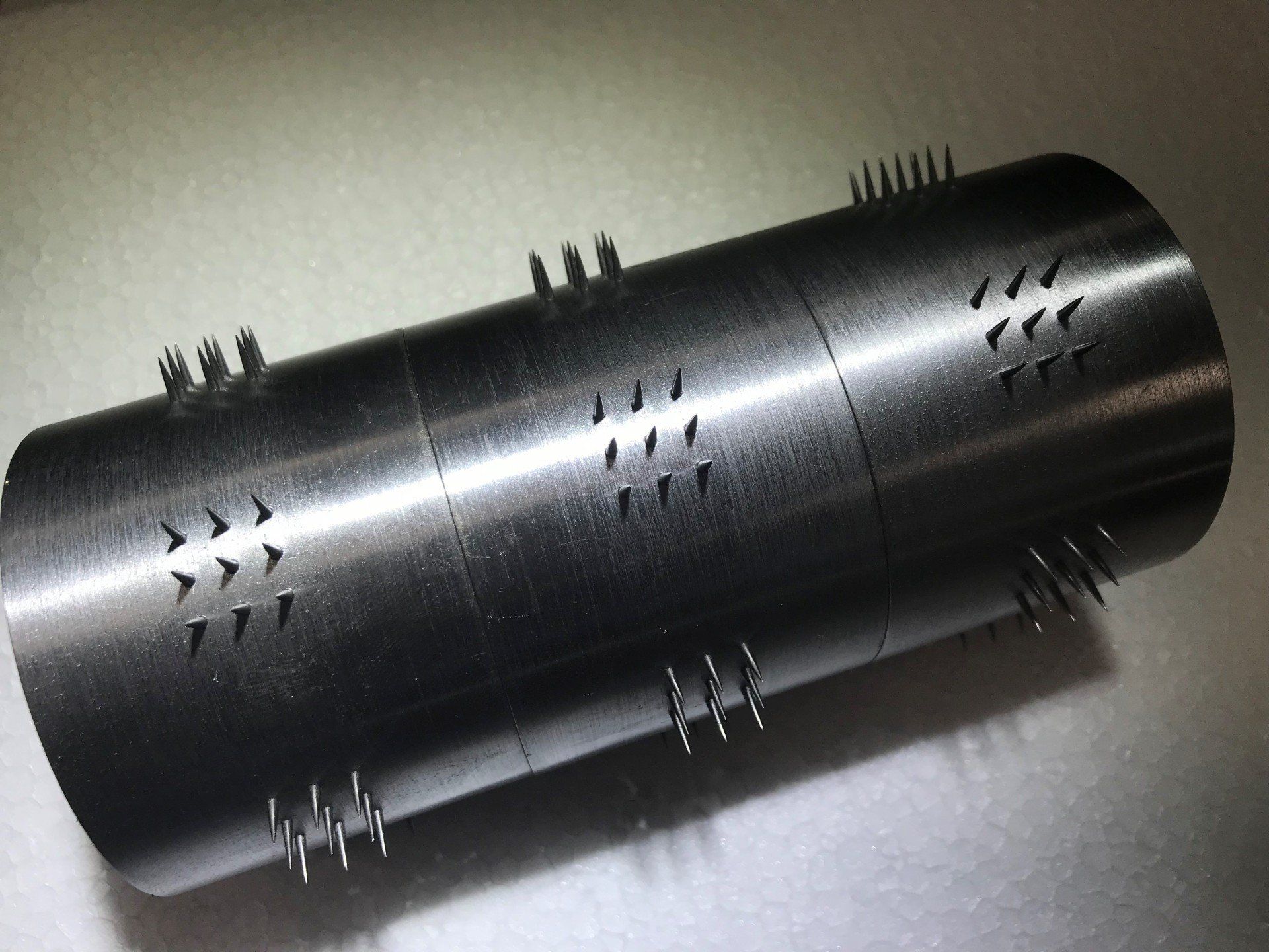 Steel perforating roller with 6 sets of 9 pattern, steel perforating segment