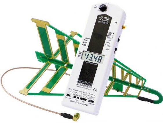 Mesure niveaux d'ondes élevés, appareils de mesure d'ondes électromagnétiques HF Gigahertz Solutions