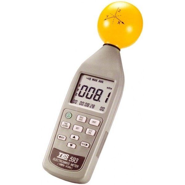 Appareil de mesure d'ondes électromagnétiques TES-593R
