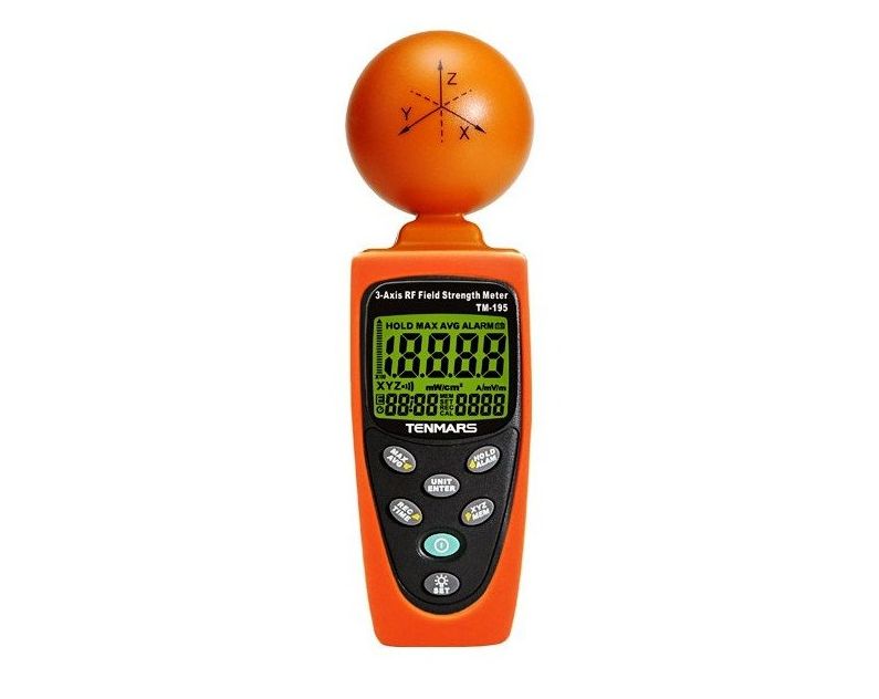 Appareil de mesure d'ondes électromagnétiques Tenmars TM-195, boutique en ligne Diagnostic CEM.