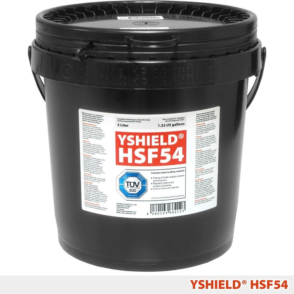 Peinture anti-ondes HF, 5G, Wifi YShield HSF54 Peinture anti-ondes HF, 5G, Wifi YShield HSF54