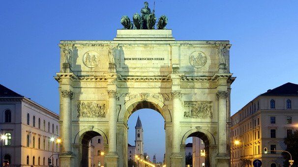 Leopoldstr. München Sieges Tor München