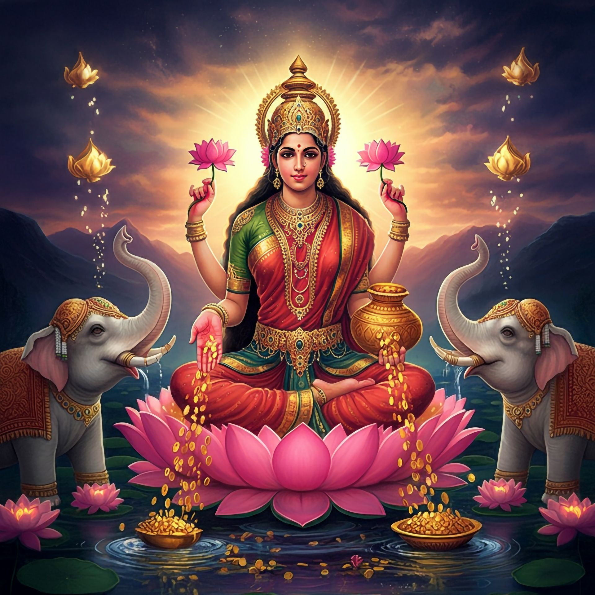 Lakshmi – Göttin des Wohlstands, Glücks und Reichtums