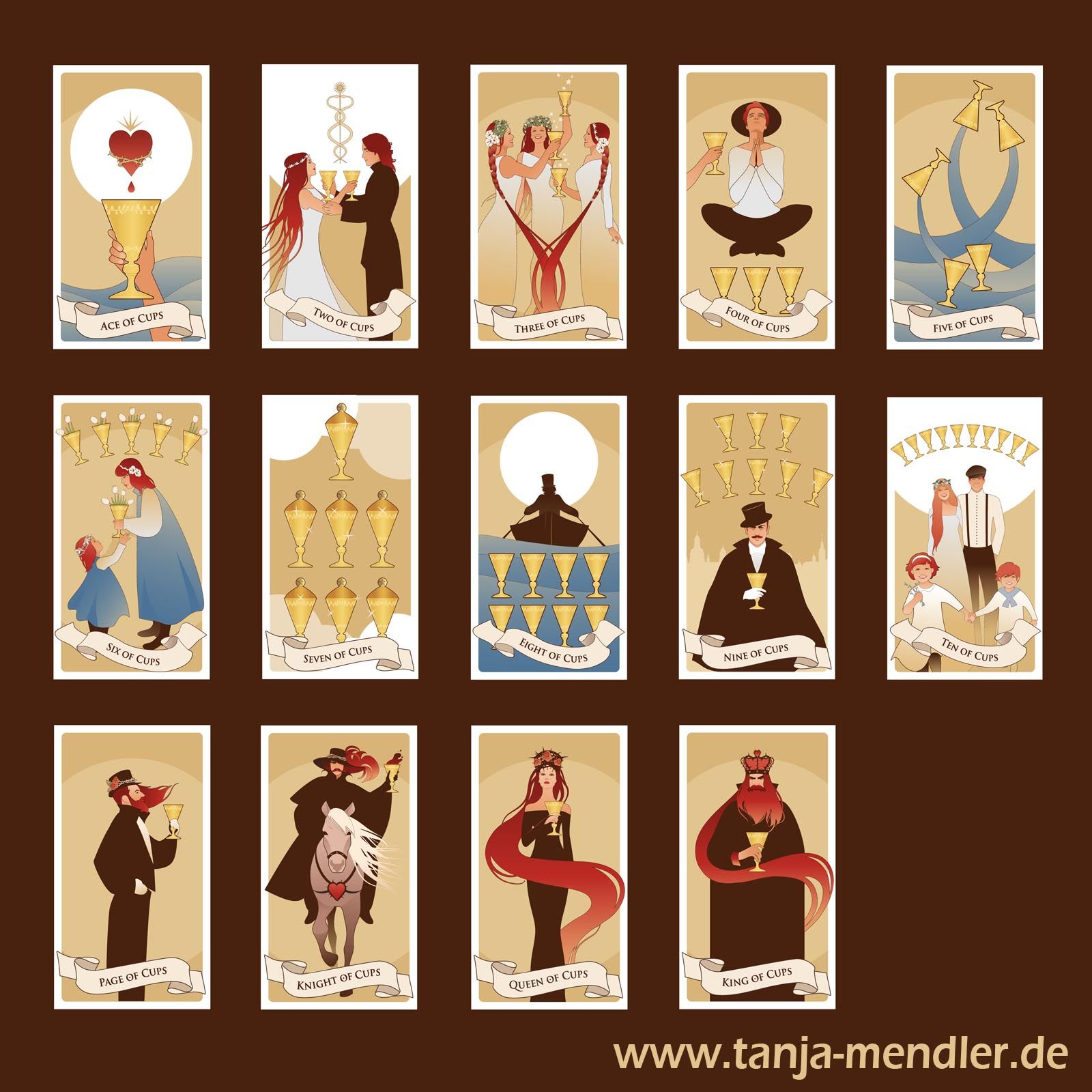 Tarot Kelche Tarot Karten Kelche