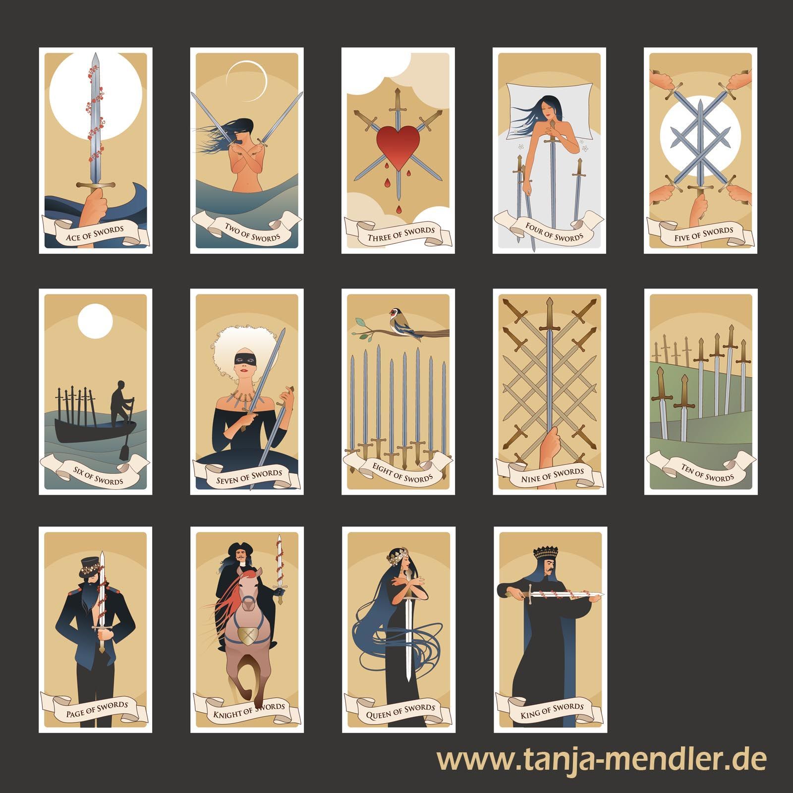 Tarot Schwerter Tarot Karten Schwerterr