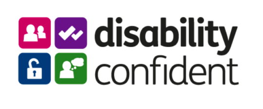 Disability Confident scheme logo.