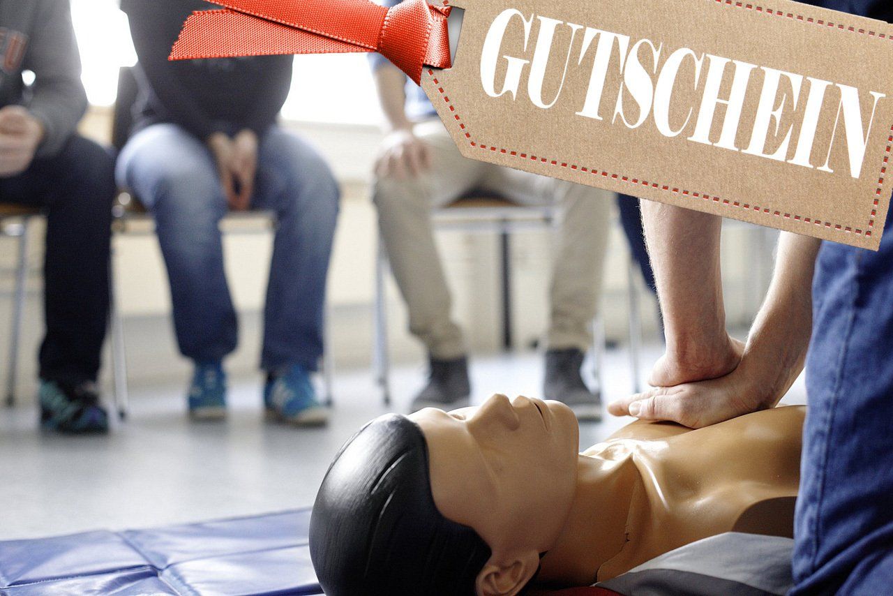 Gutschein für einen Erste Hilfe Kurs Gutschein für einen Erste Hilfe Kurs