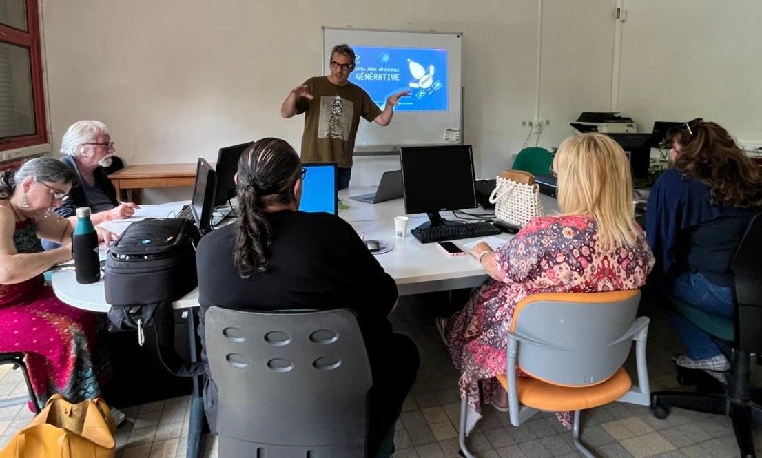 Un atelier IA à l'ECE avec Willy Colin