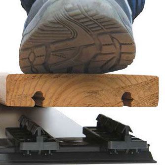 detalle madera exterior con sistema EasyClip