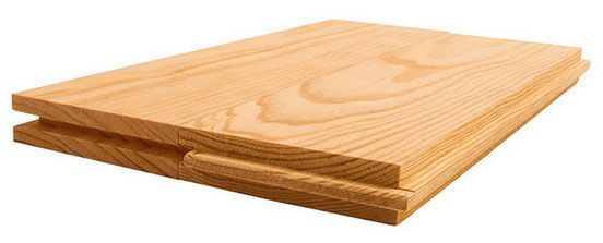 detalle machihembrado de los parquets naturales