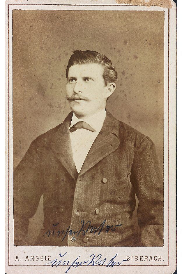 Bäckermeister Gustav Georg Eisinger - ca. 1880
