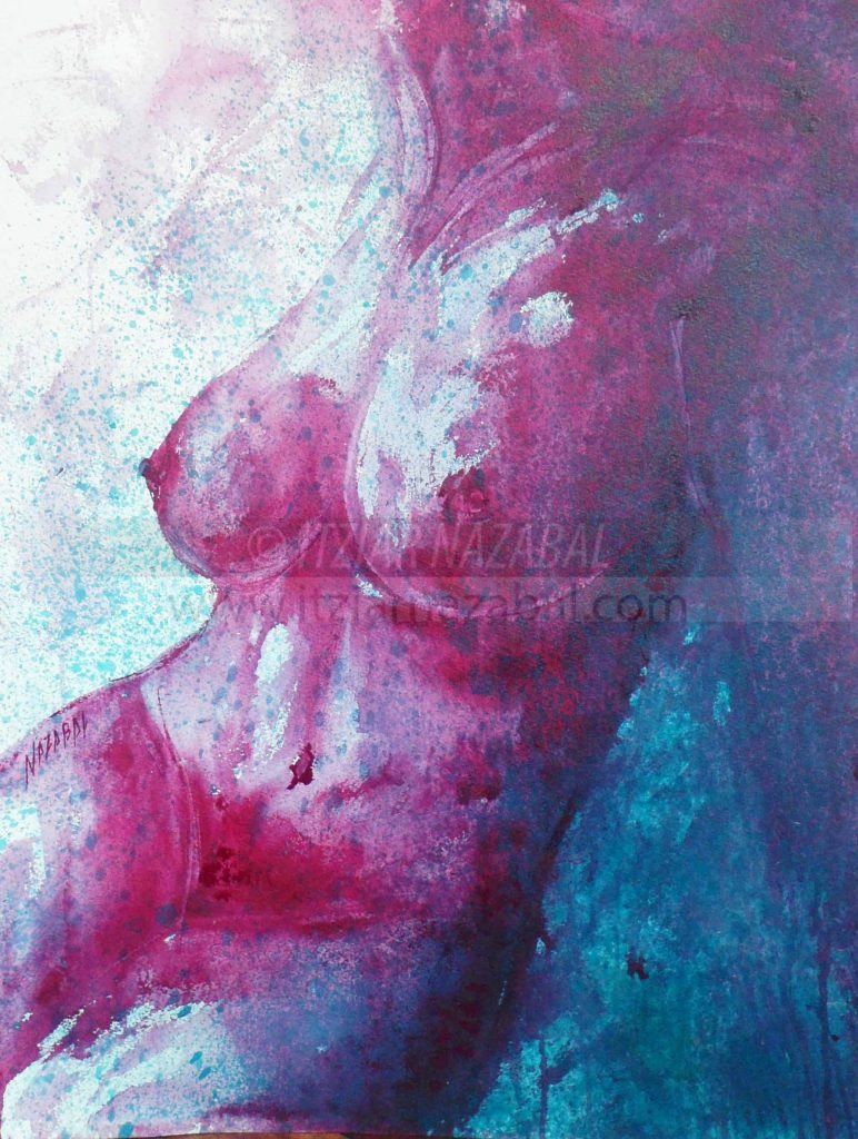arte, cuadros, acuarelas, desnudos, mujeres, hombres, parejas, sensualidad, erotismo, arte a la venta, prints, originales,