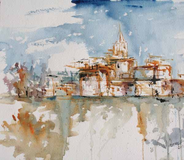 cuadros, acuarela, córdoba, paisajes, art, España, laminas, prints, obras de arte a la venta,