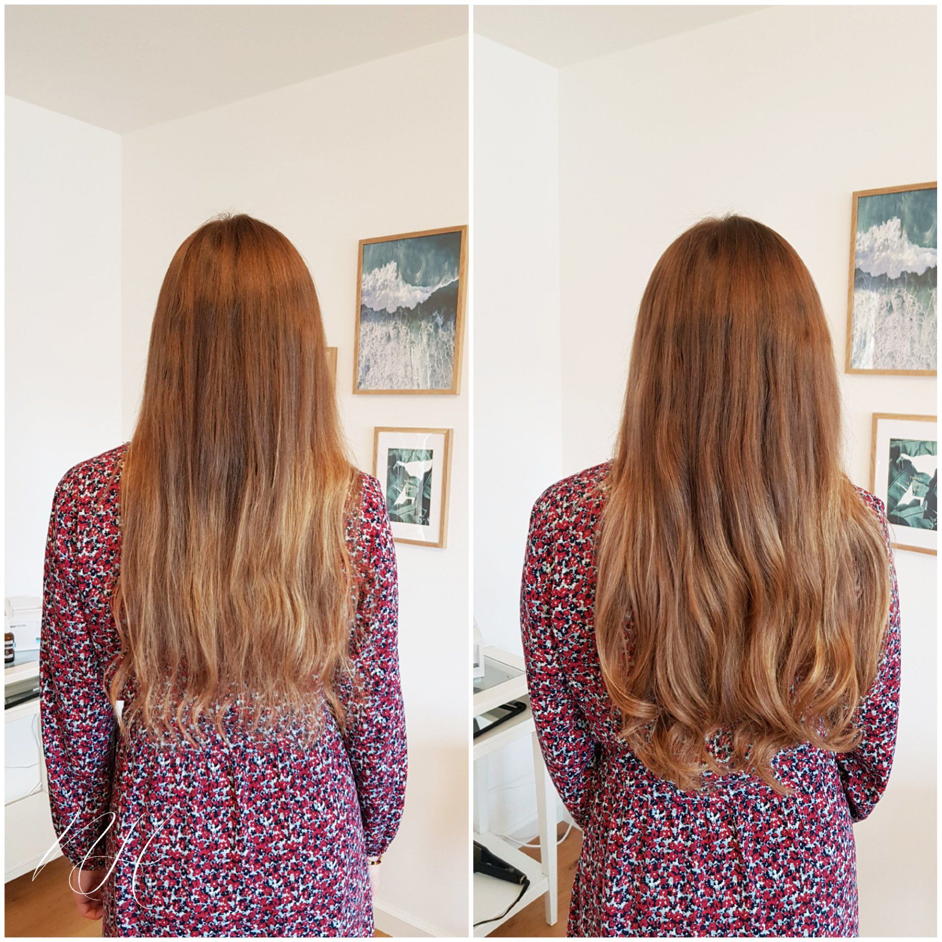 Haarverdichtung Balayage vorher nachher Bilder