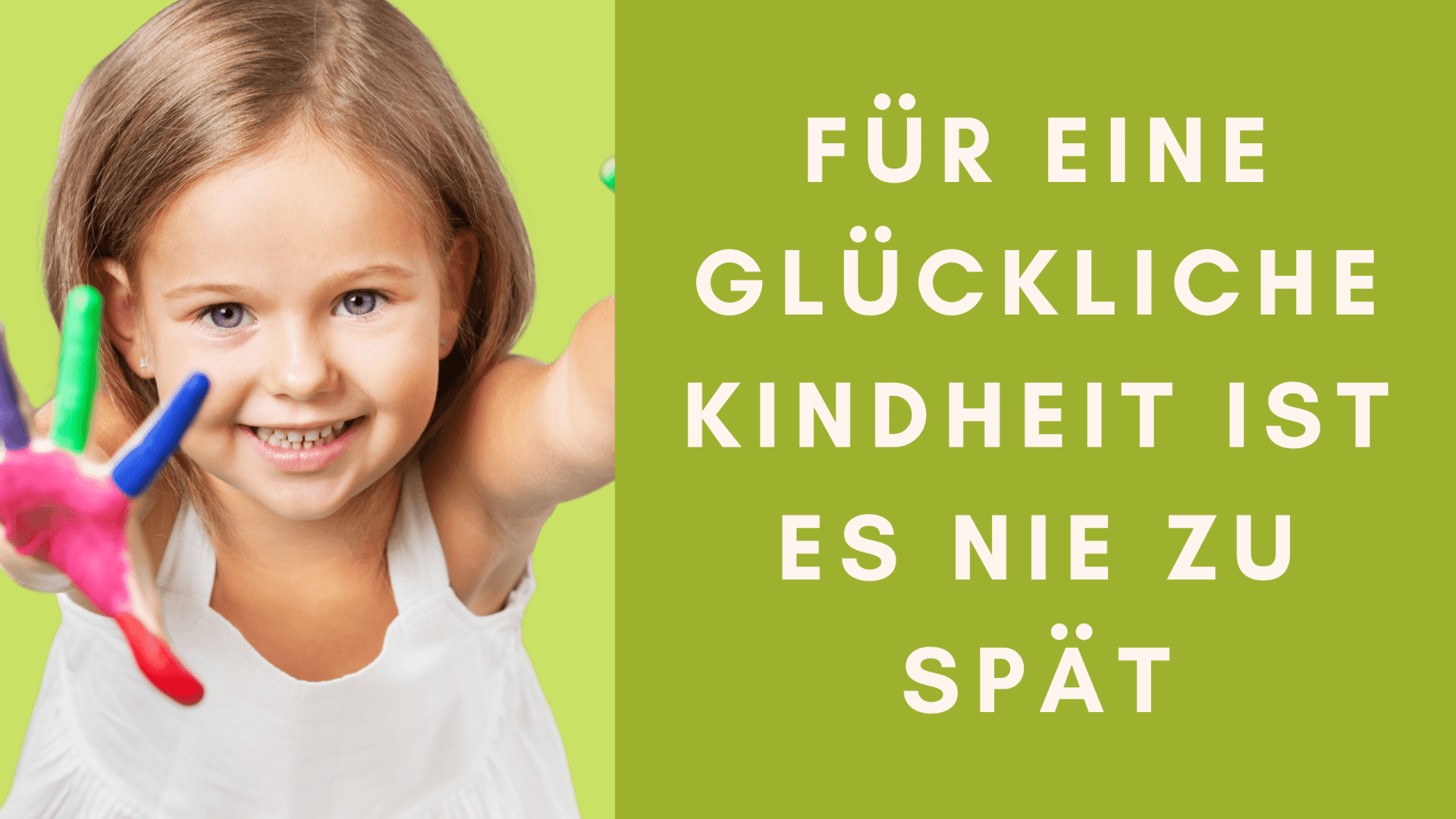 Für eine glückliche Kindheit ist es nie zu spät. Du bist kein Opfer deiner Vergangenheit Für eine glückliche Kindheit ist es nie zu spät. Du bist kein Opfer deiner Vergangenheit