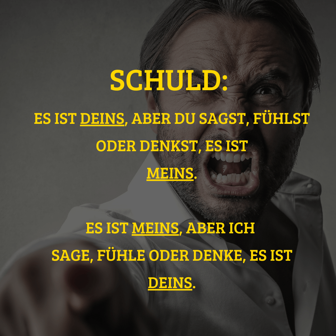 Schuld! Sich schuldig fühlen, macht es Sinn? Schuld! Sich schuldig fühlen, macht es Sinn?