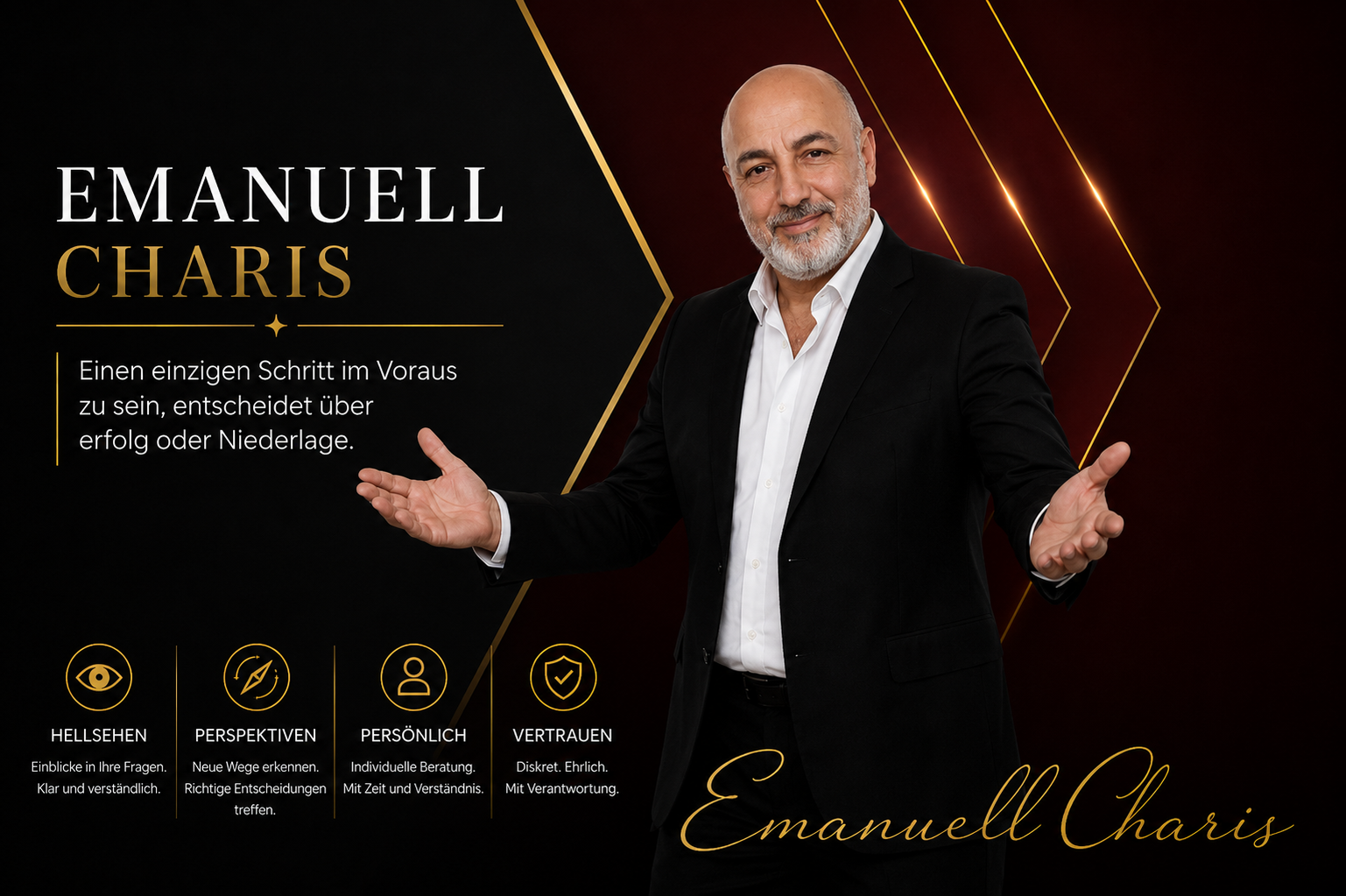 Emanuell Charis – Hellseher in Düsseldorf, Prophet und Bestseller-Autor