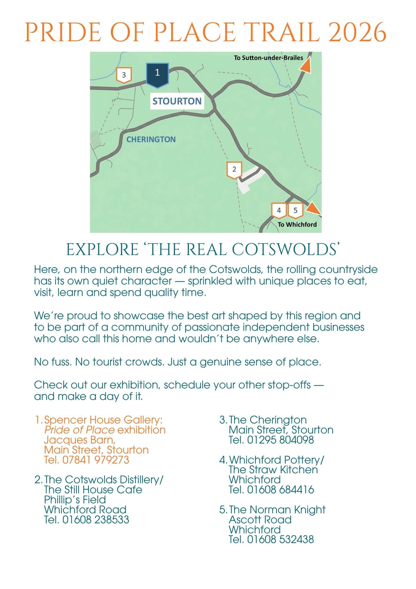 An image of a location map and instructions of how to find Jacques Barn
