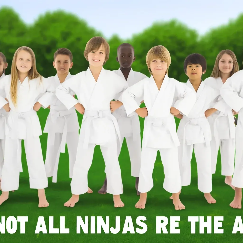 Not all Ninjas are the Same in Meridian Idaho.  Karate, Martial Arts is for all.
