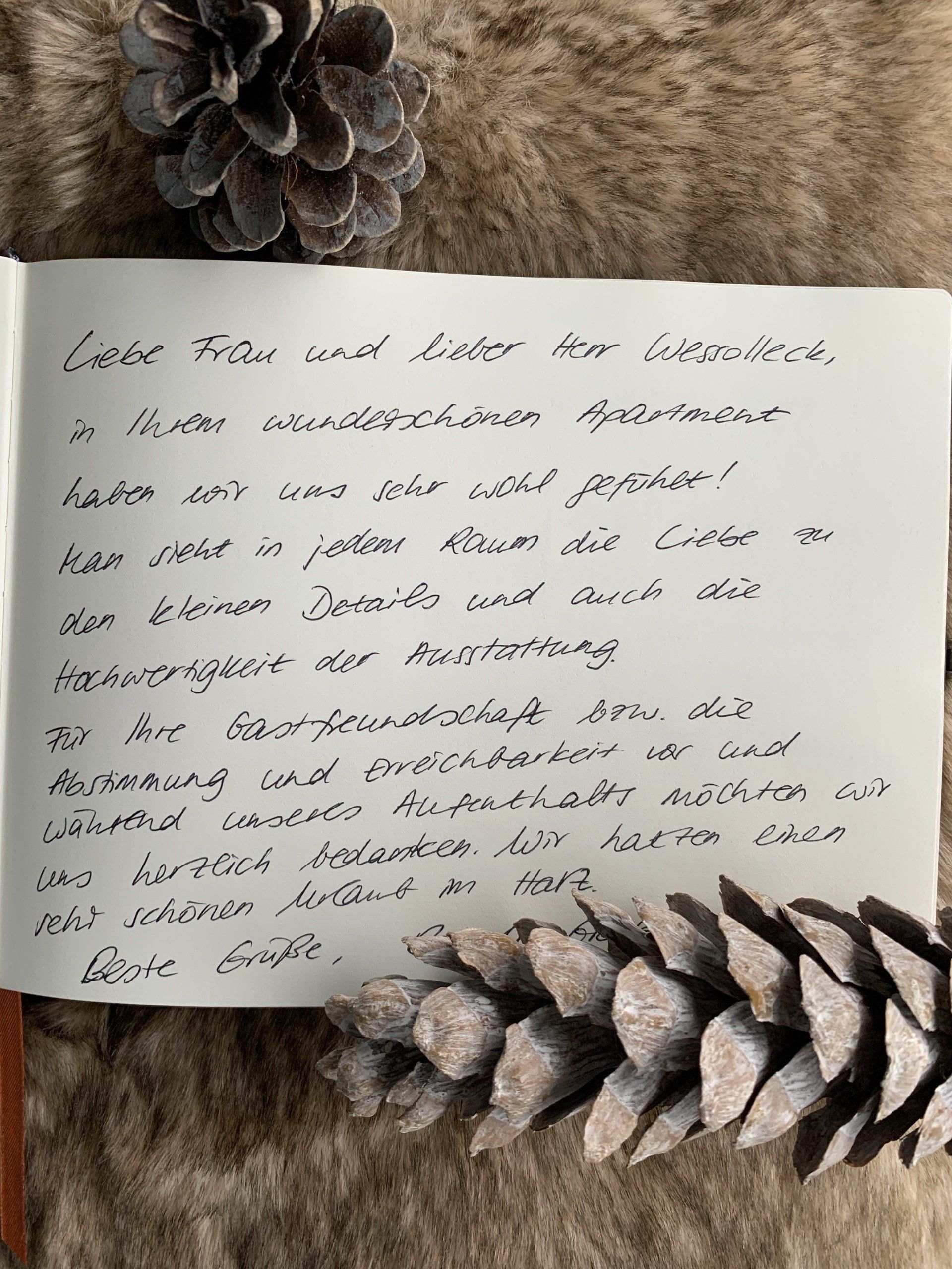 Gästebuch ferienapartment hahnenklee