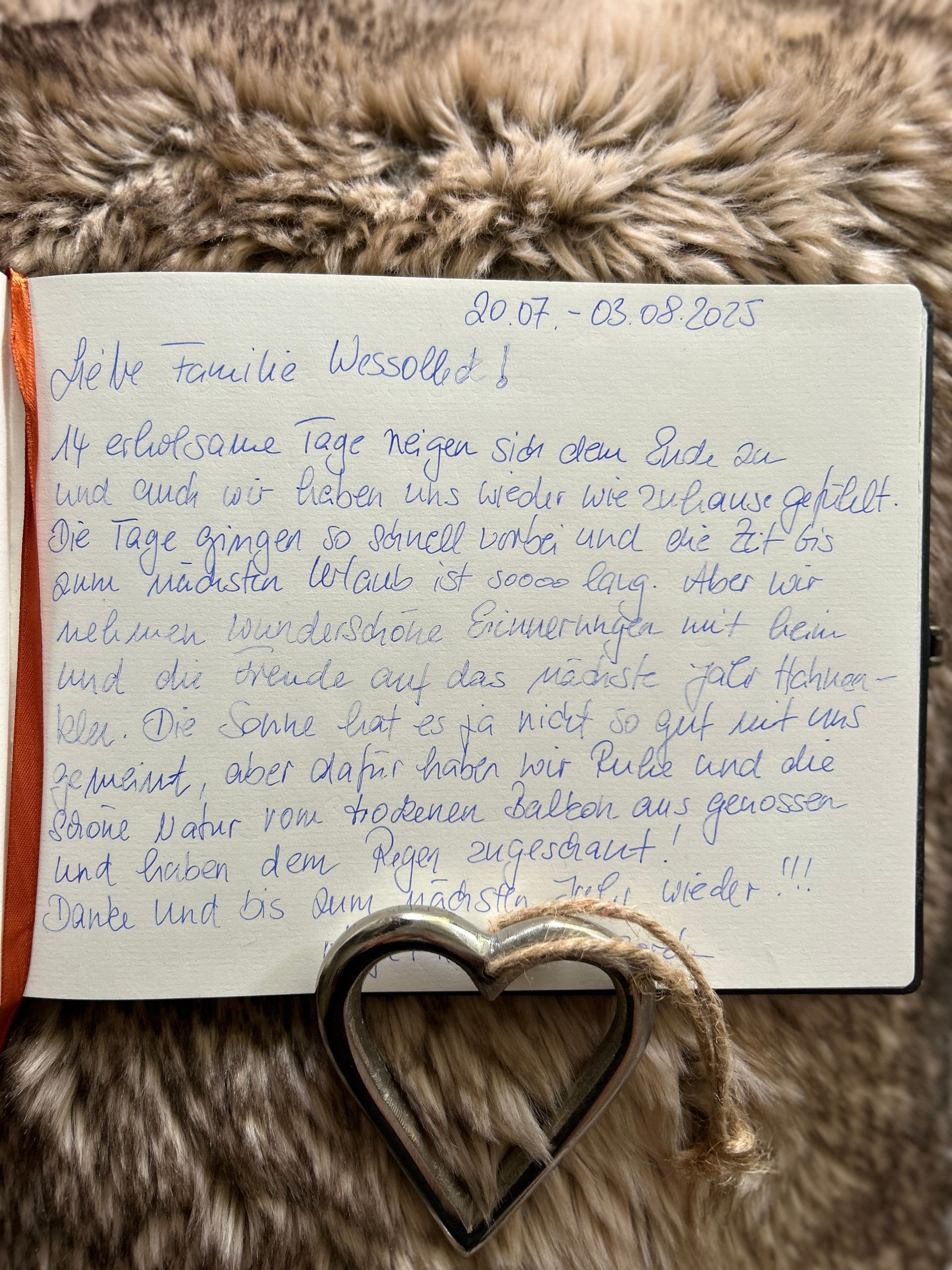 Gästebuch ferienapartment hahnenklee