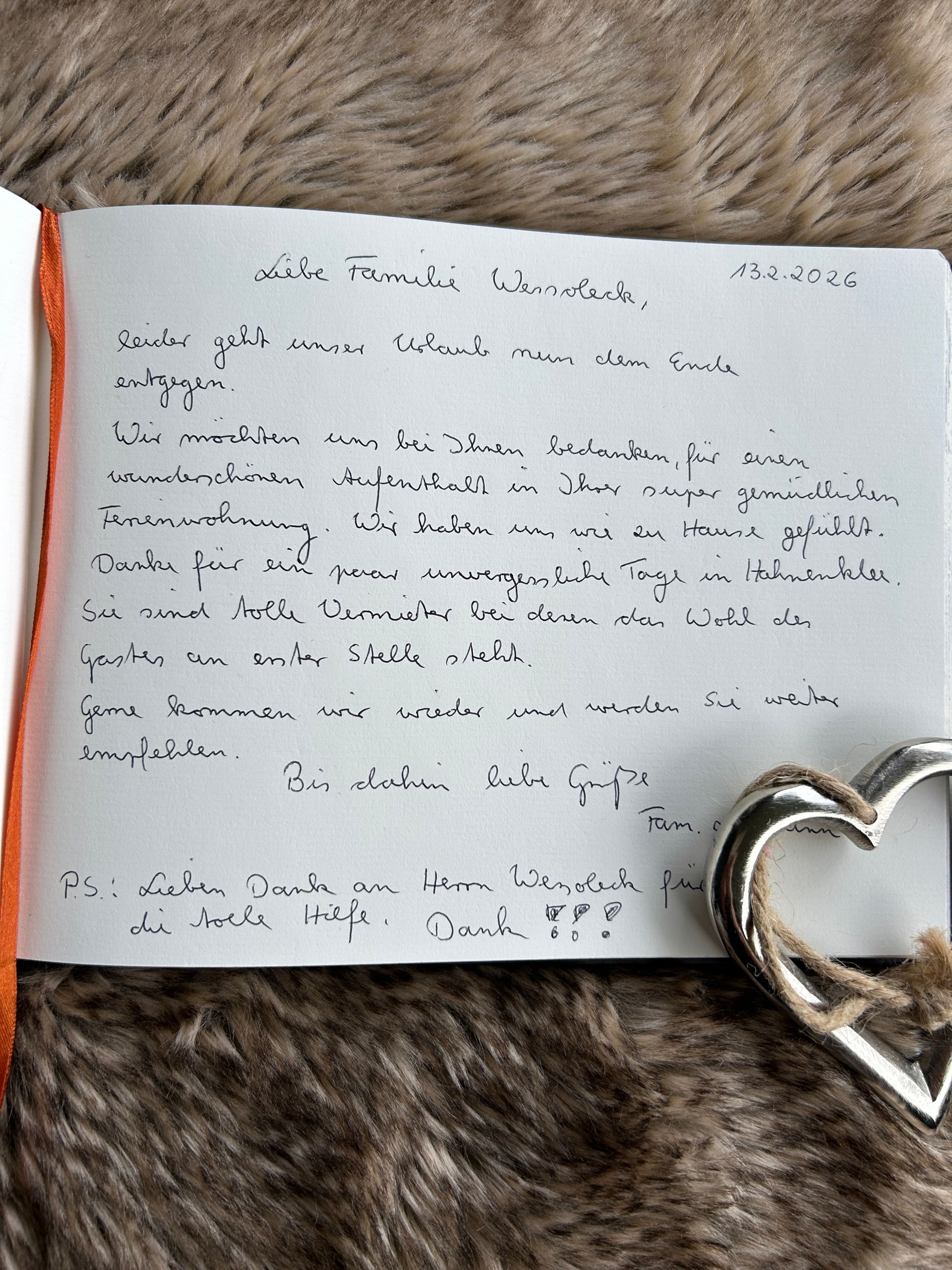 Gästebuch ferienapartment hahnenklee