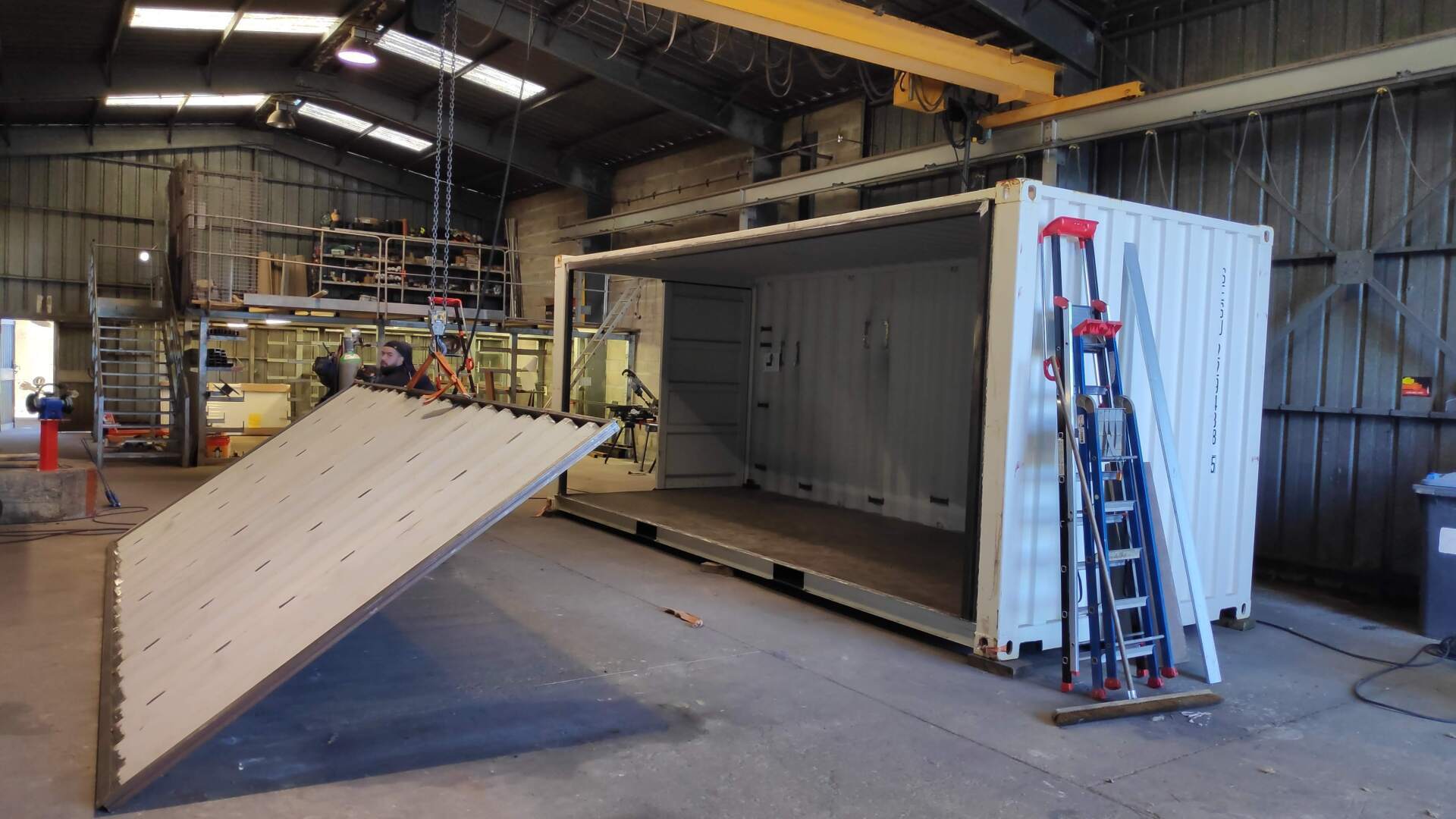 Chalumeau oxycoupage Atcor Transformation containers maritimes nantes