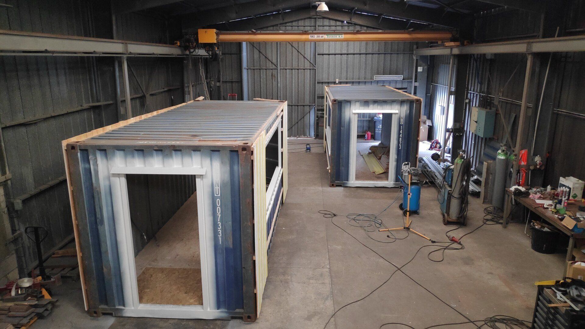 Equipement Atcor Transformation containers Saint Nazaire