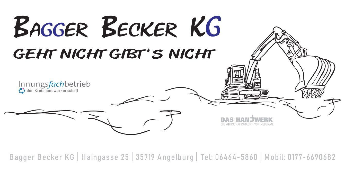 Bagger Becker KG Bagger Becker Angelburg